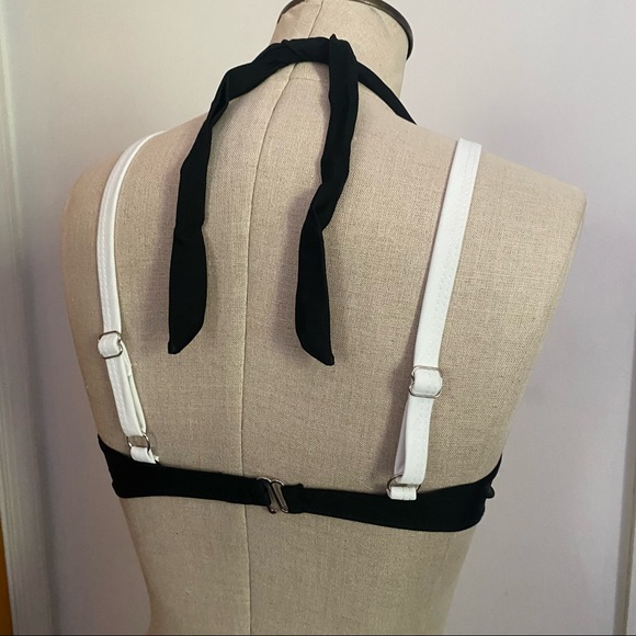 Black & White Push-up Bikini set - Picture 4 of 5